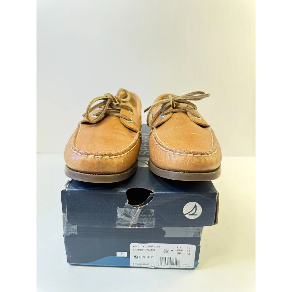 Sperry Women's Authentic Original™ 2-Eye Boat Shoe, Tan, 10, Womens